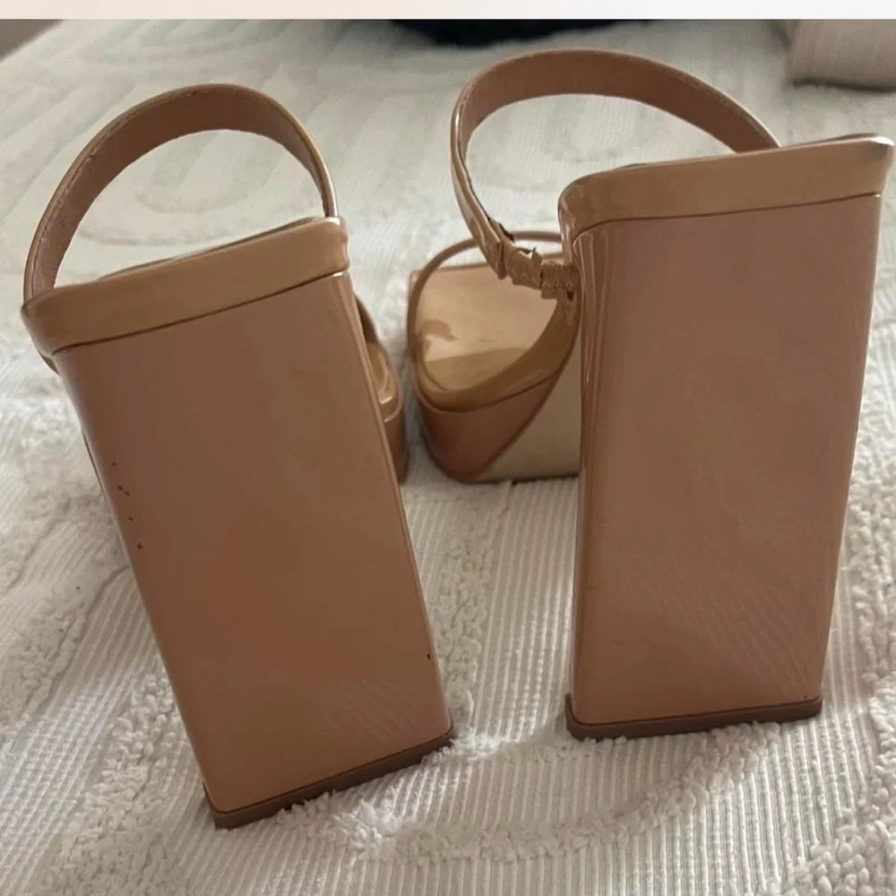 Jeffrey Campbell Women's Hustler Nude size 8 EUC patent leather - Picture 4 of 6